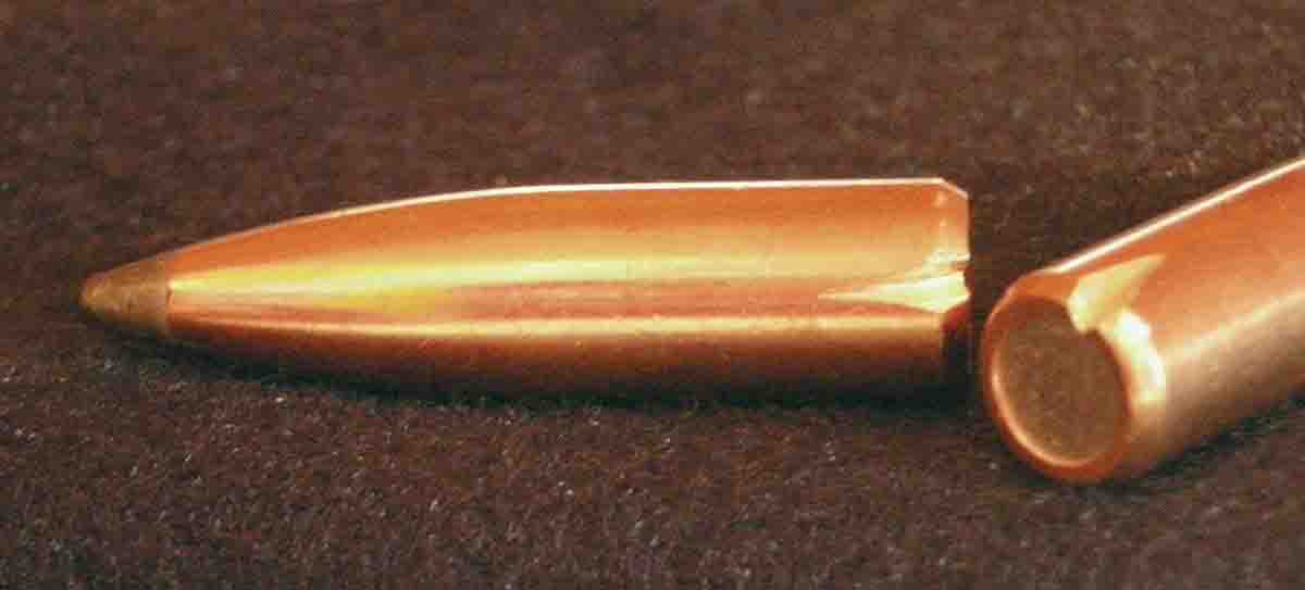 A small notch was cut in the base of the bullet. No other alterations were made.